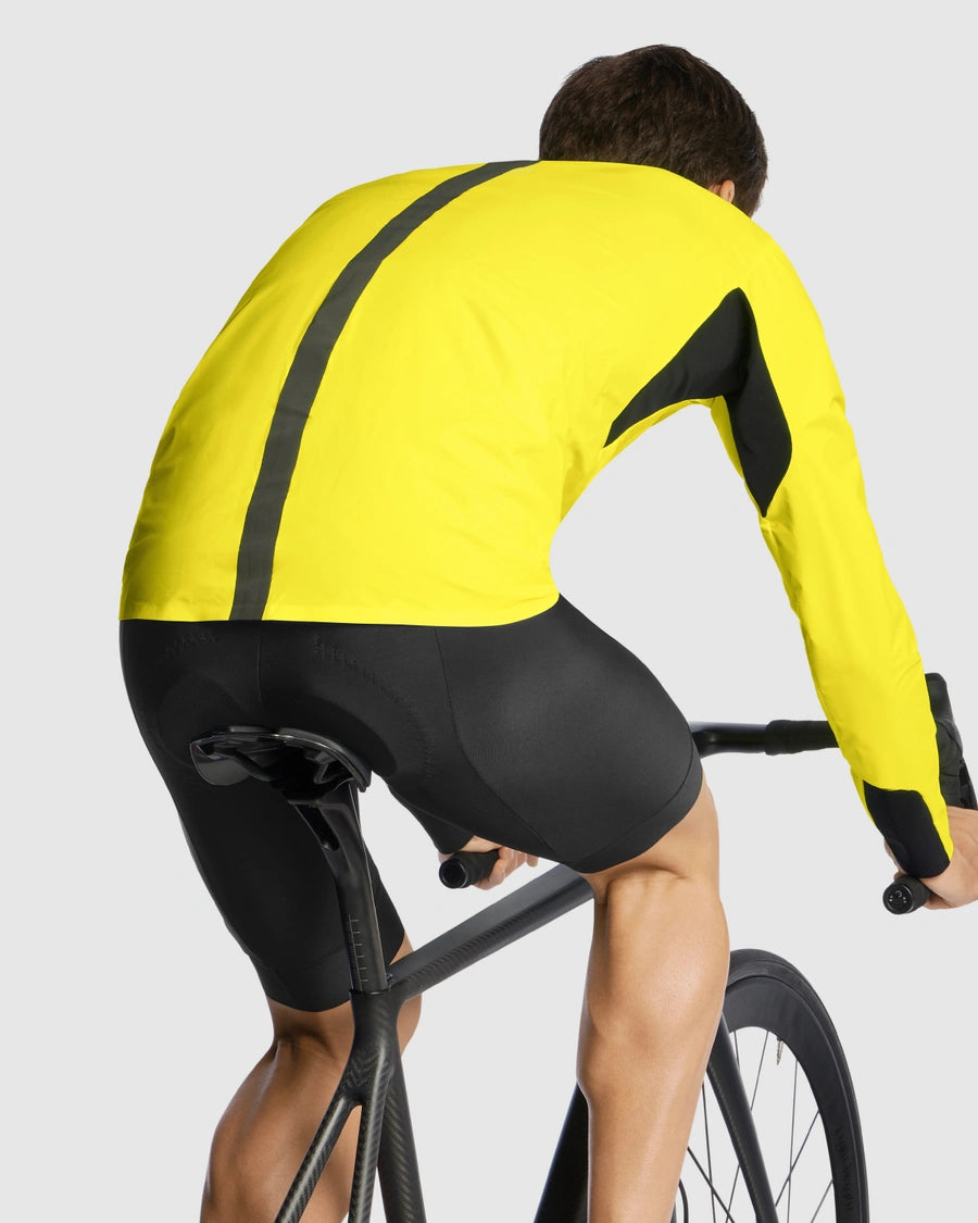 ASSOS MILLE GTS Rain S11 optinen keltainen takki
