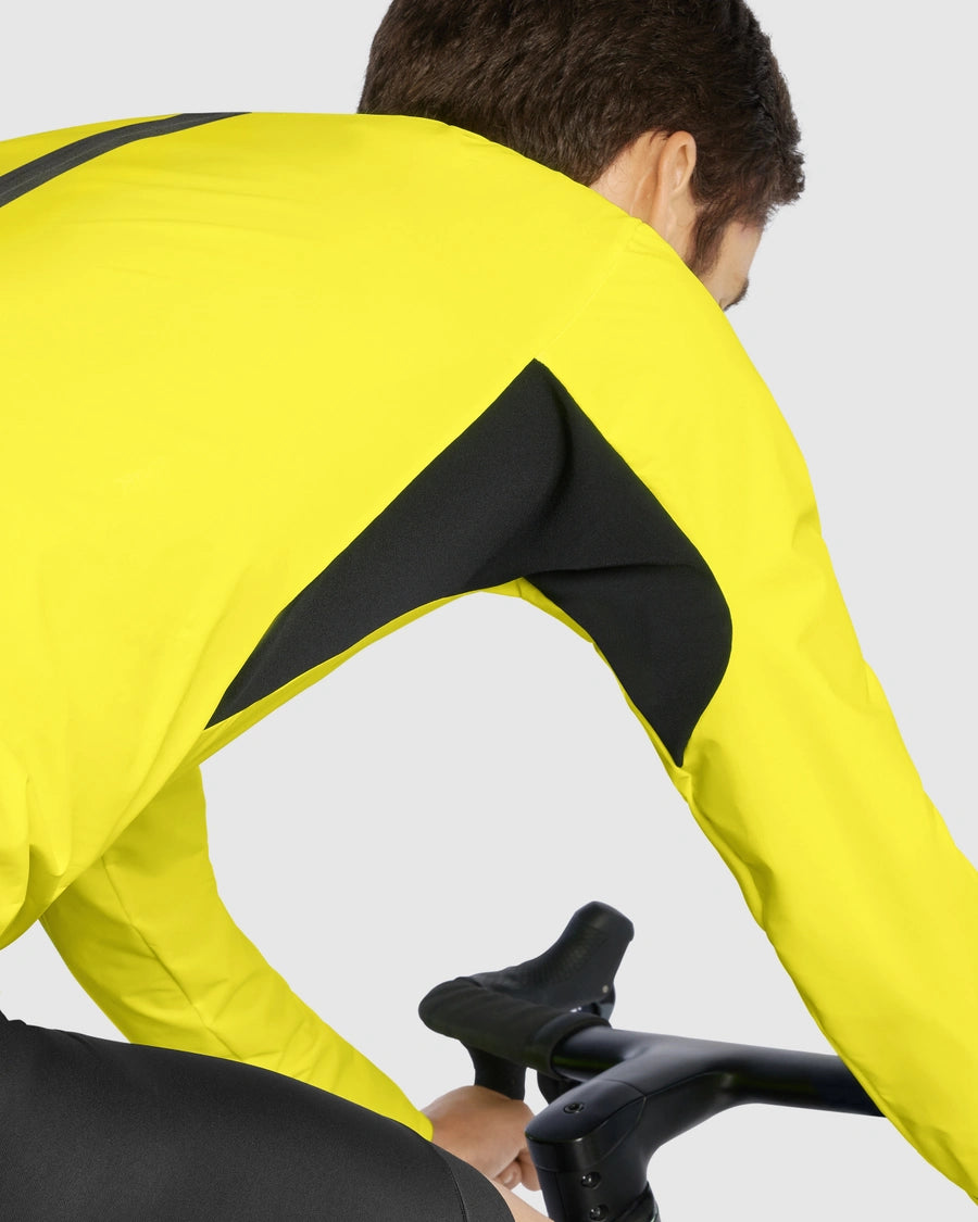 ASSOS MILLE GTS Rain S11 optinen keltainen takki