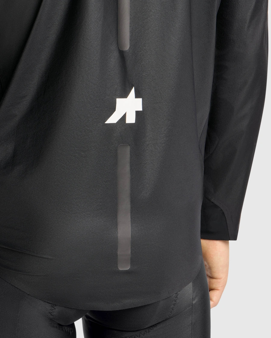 ASSOS EQUIPE RS SCHLOSSHUND RAIN S11 takki musta