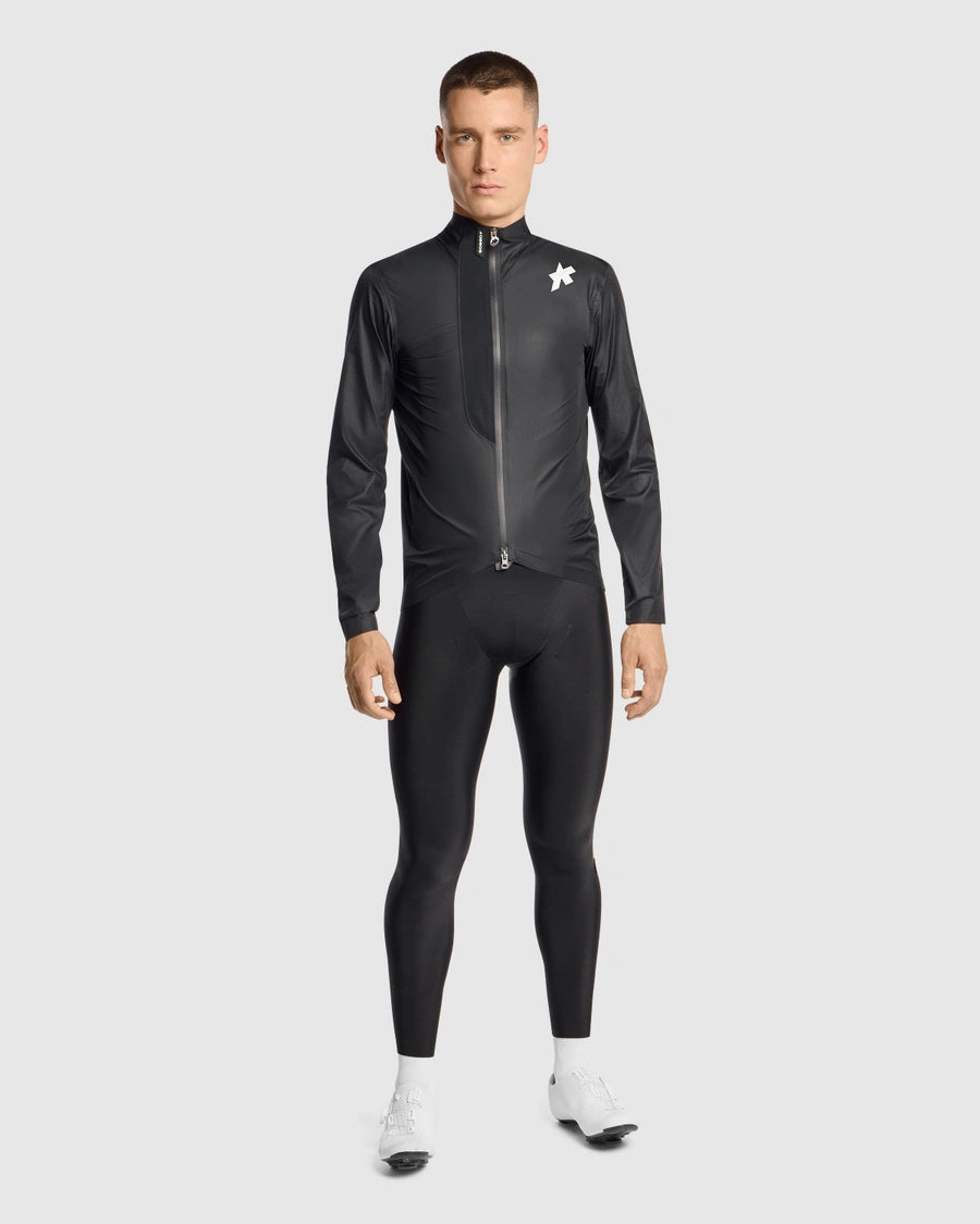 ASSOS EQUIPE RS SCHLOSSHUND RAIN S11 takki musta