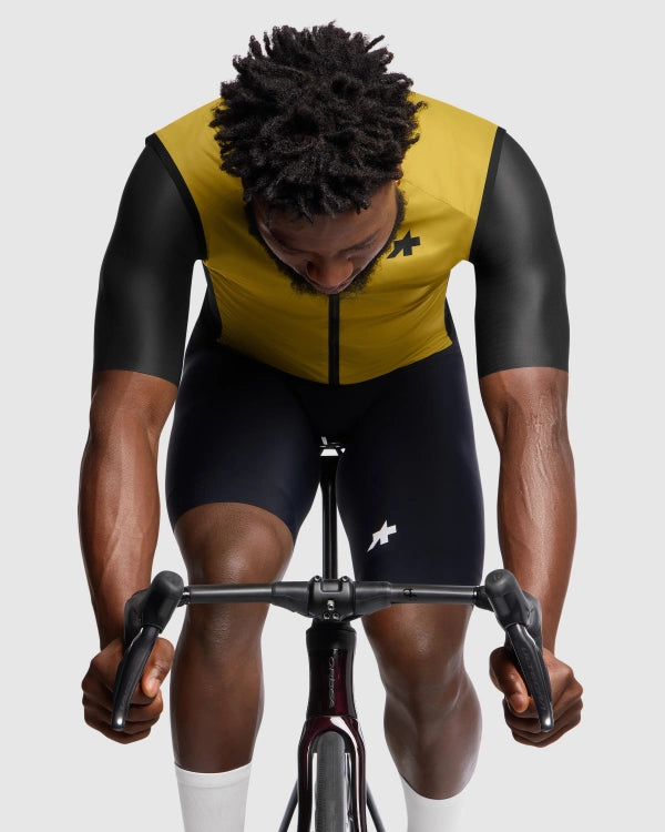 ASSOS MILLE GT WIND S11 Kullan keltainen hihaton takki