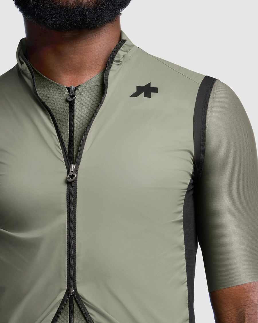 ASSOS MILLE GT WIND S11 Edge vihreä hihaton takki