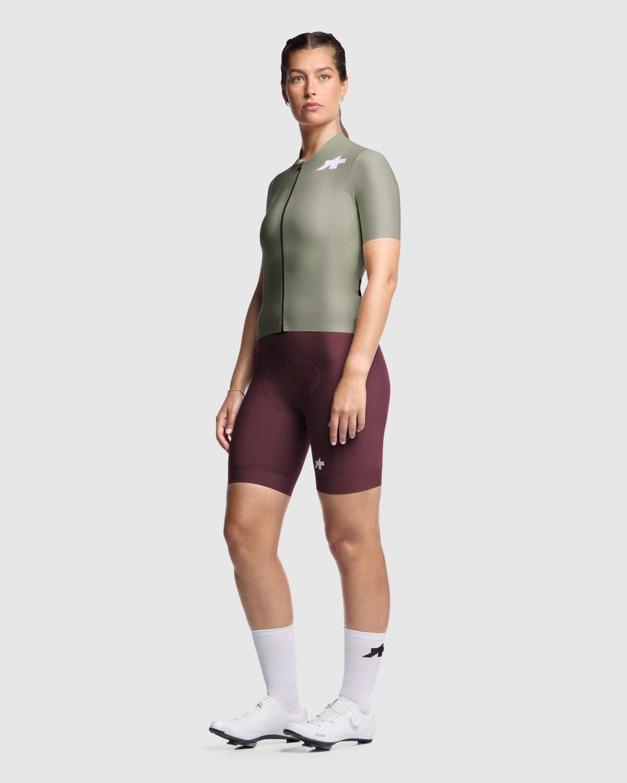 ASSOS UMA GT S11 EVO Naisten lyhythihainen Edge Green -trikoo