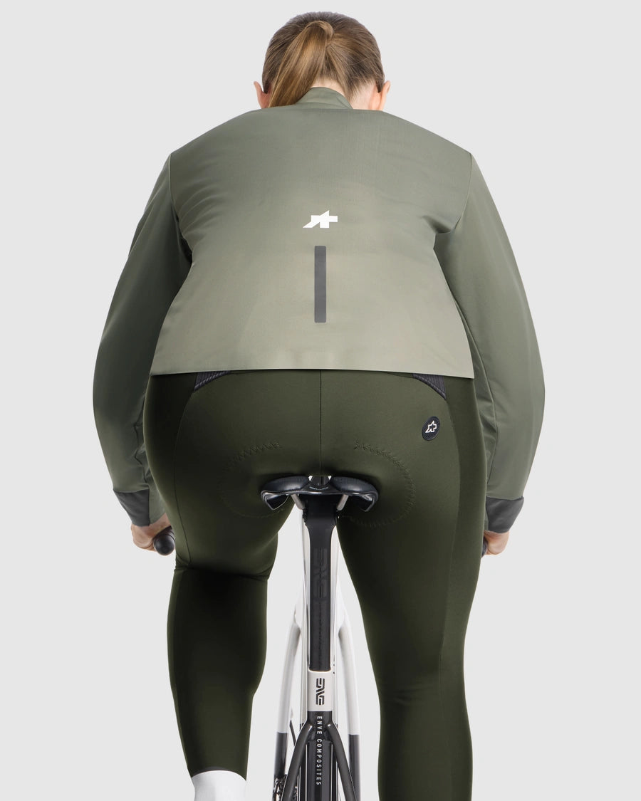 Takki ASSOS MILLE GT SHELL S11 EVO Nainen Vihreä