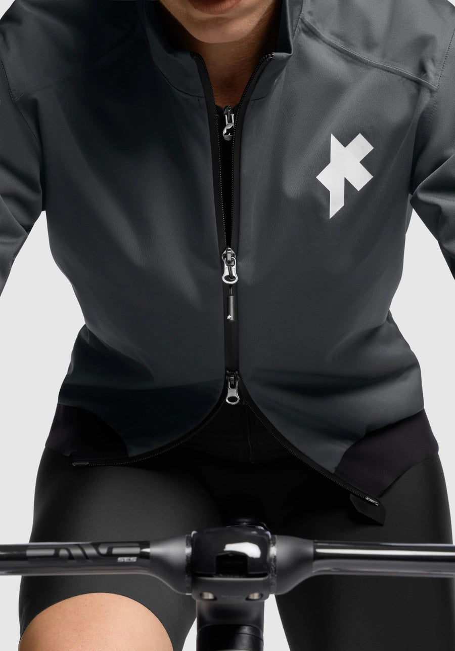 ASSOS EQUIPE R RAIN S11 Naisten Takki Harmaa