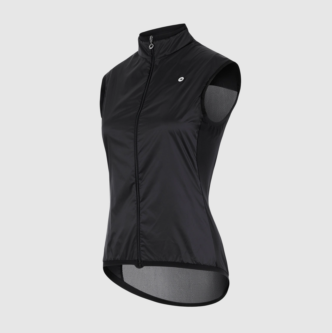 ASSOS UMA GT WIND C2 Naisten hihaton takki Musta