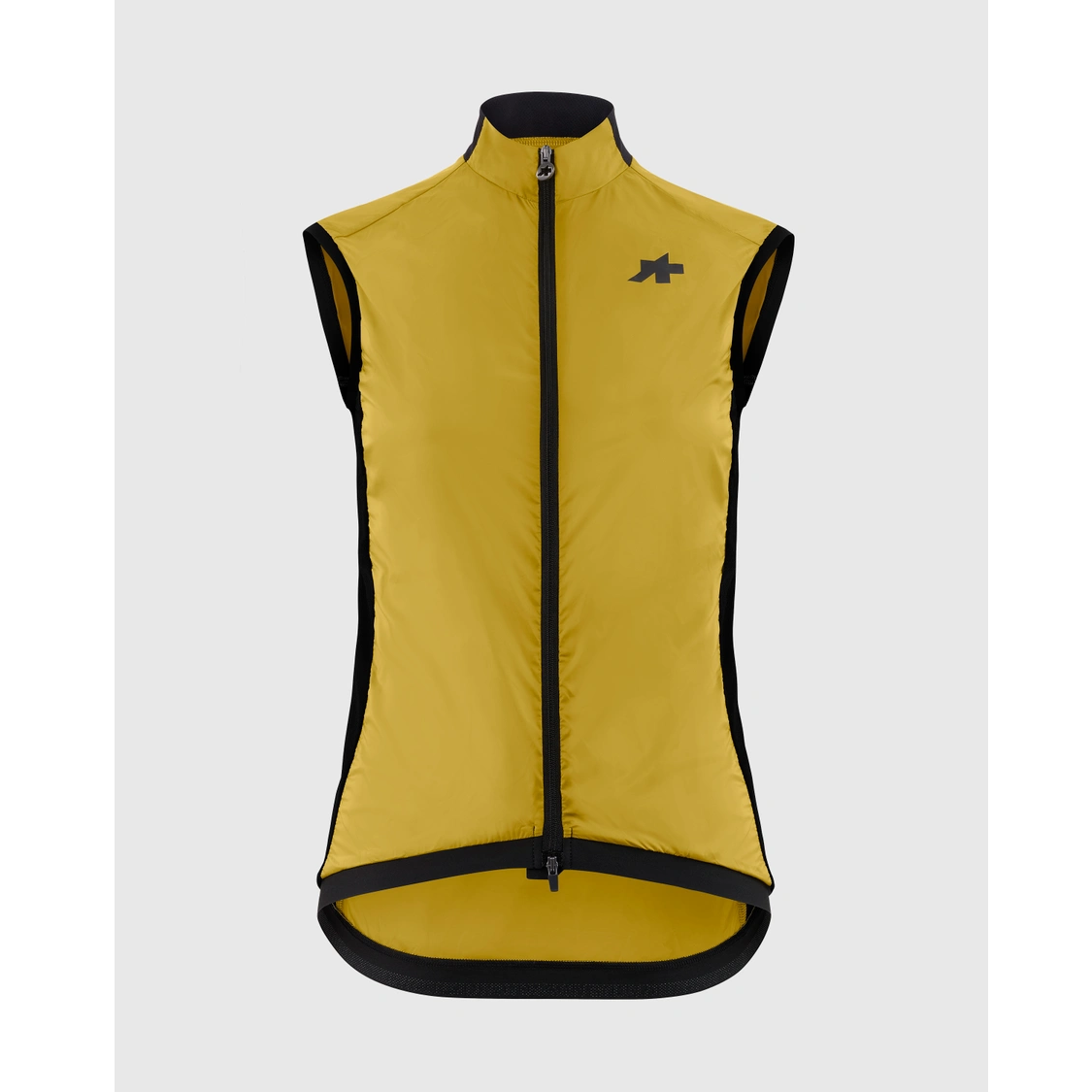 ASSOS UMA GT WIND S11 Naisten kultakeltainen hihaton takki
