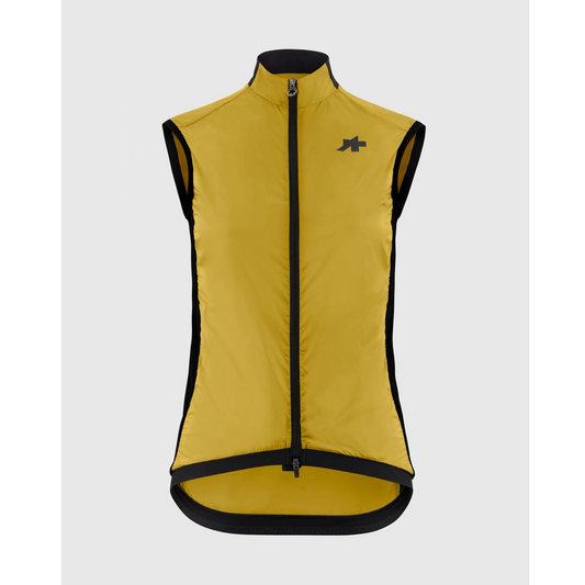ASSOS UMA GT WIND S11 Naisten kultakeltainen hihaton takki
