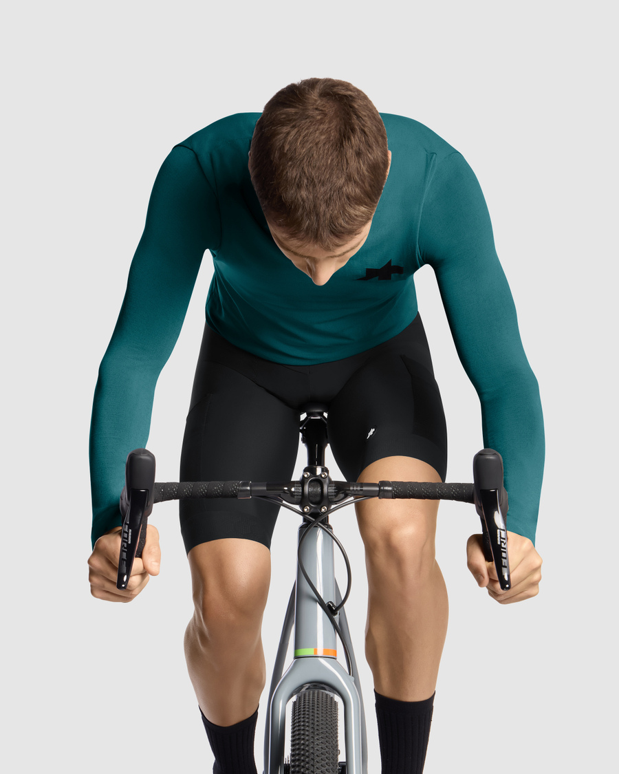 ASSOS TACTICA TECH T5 pitkähihainen Jersey vihreä