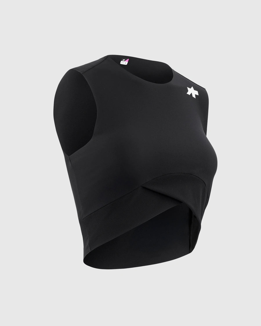 Naisten TACTICA POST RIDE T5 Lyhyt hihaton trikoo Musta