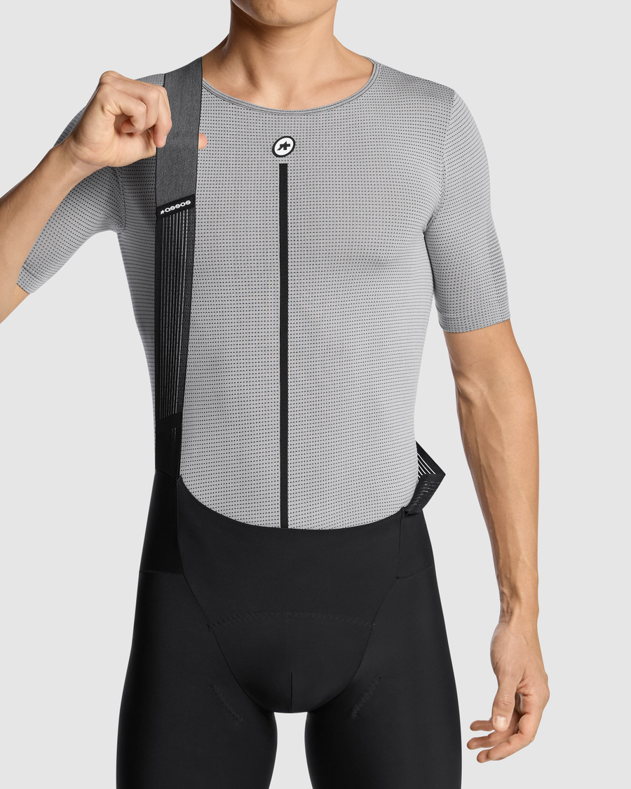 ASSOS NS SKIN LAYER P1 Lyhythihainen alusasu Harmaa