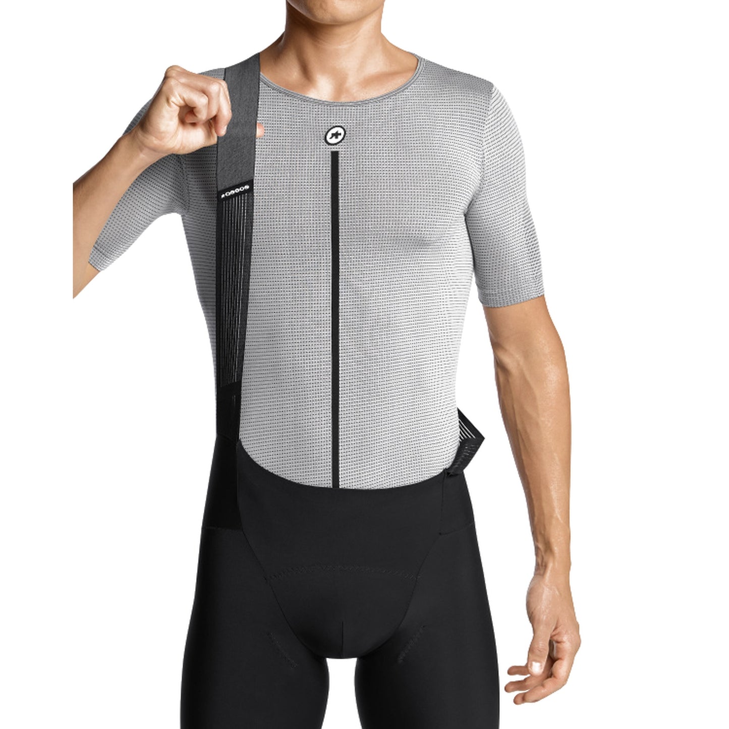 ASSOS NS SKIN LAYER P1 -lyhythihainen aluspaita, harmaa