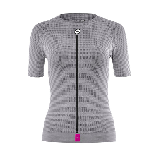 ASSOS NS SKIN LAYER P1 -naisten lyhythihainen aluspaita, harmaa