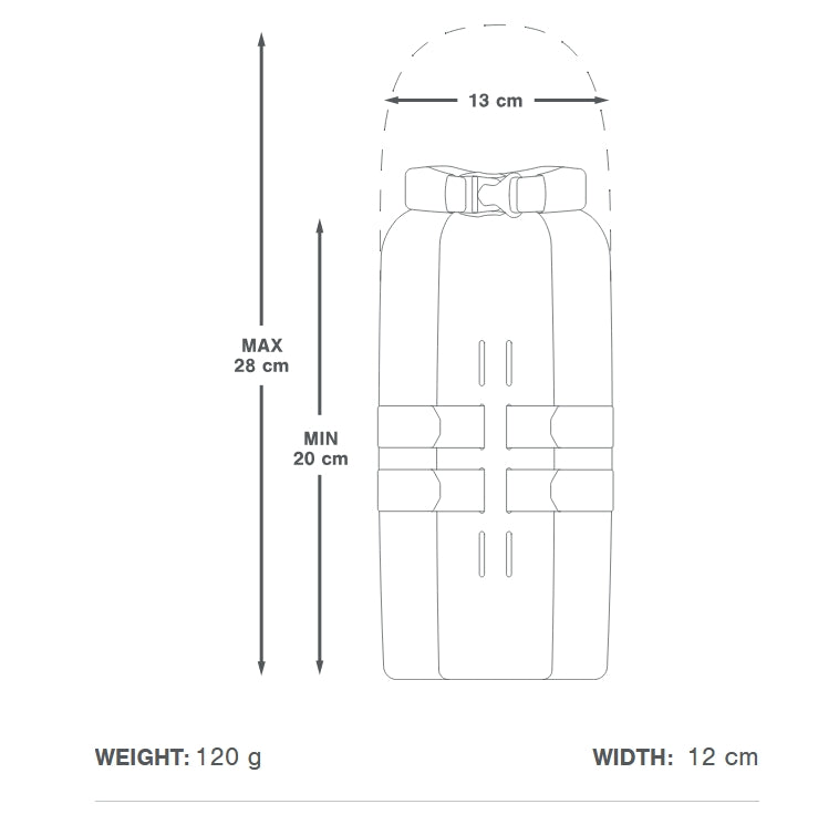 APIDURA EXPEDITION CARGO CAGE PACK 3 L haarukkapussi musta