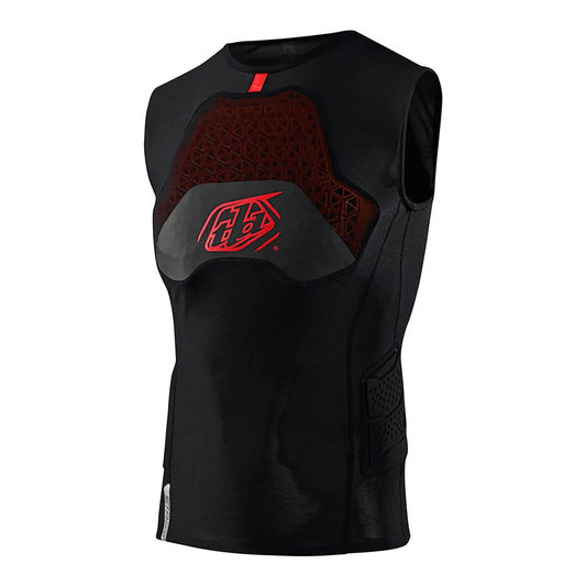 TROY LEE DESIGNS STAGE GHOST D30 Hihaton suojaava t-paita Musta