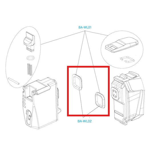 CAMPAGNOLO BATTERY GASKETS WRL-vaihteisiin