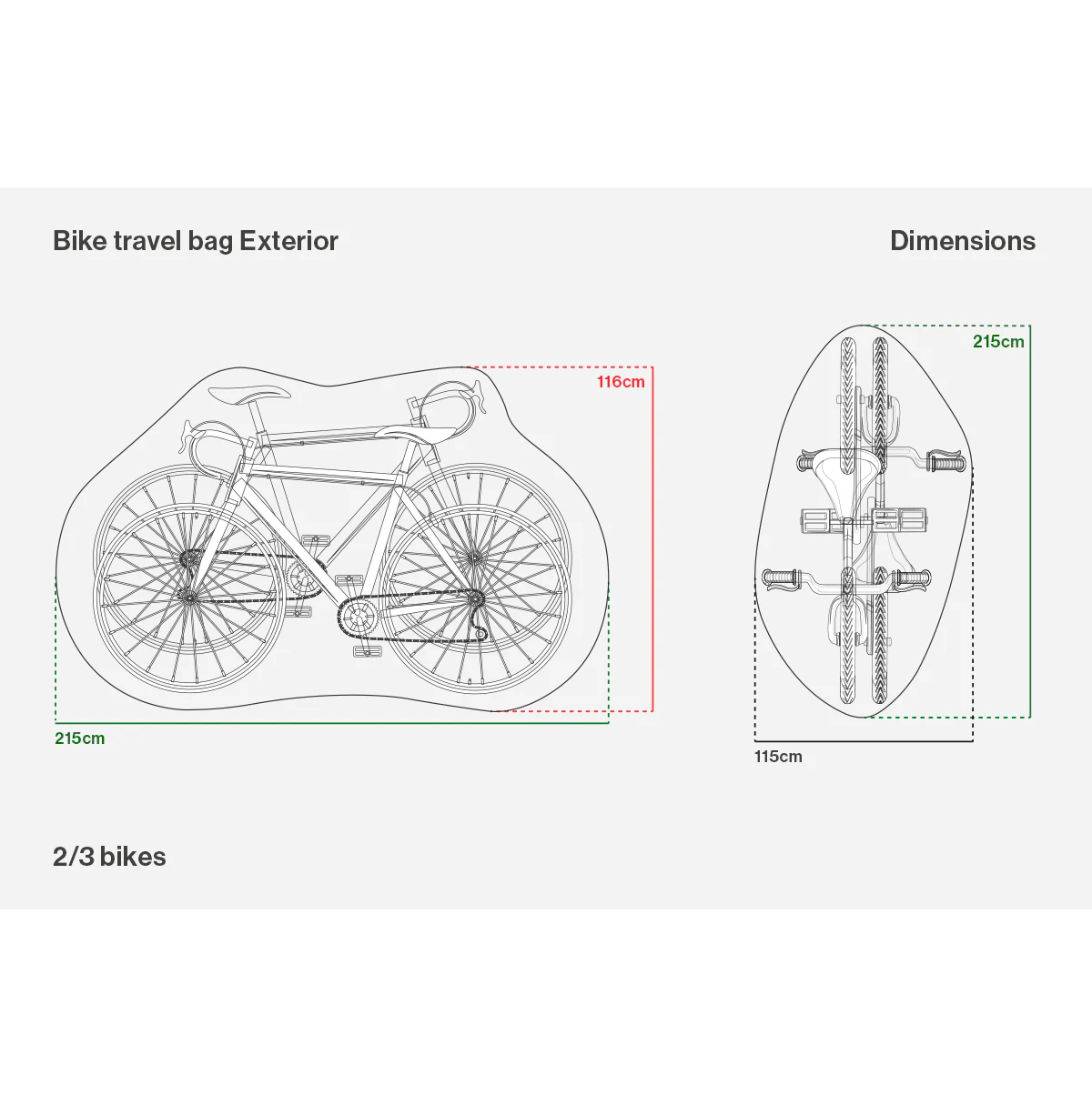 Suojapeite pyörätelineelle BUDS CAR BIKE RACK JA SADEKANSI 2/3 pyörät