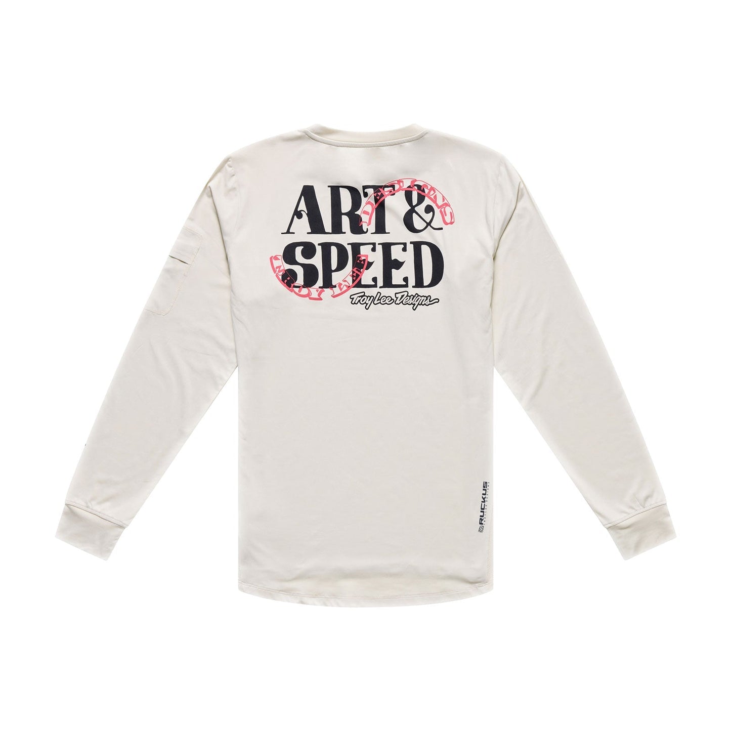TROY LEE DESIGNS RUCKUS RIDE ART ET SPEED Pitkähihainen Pumice Jersey -paita