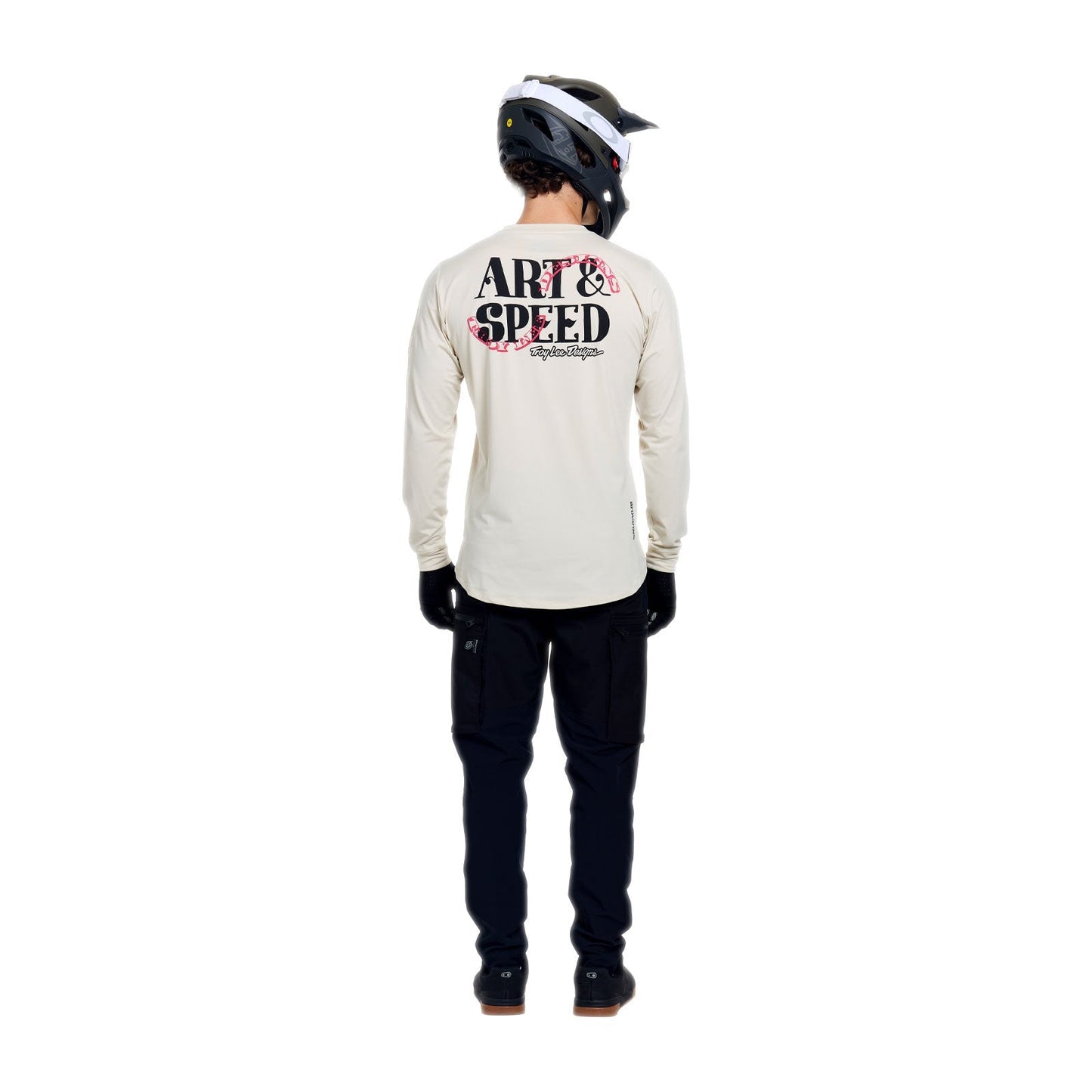 TROY LEE DESIGNS RUCKUS RIDE ART ET SPEED Pitkähihainen Pumice Jersey -paita