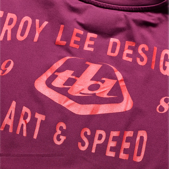 TROY LEE DESIGNS RUCKUS RIDE LOCKDOWN pitkähihainen trikoo Sangriaa