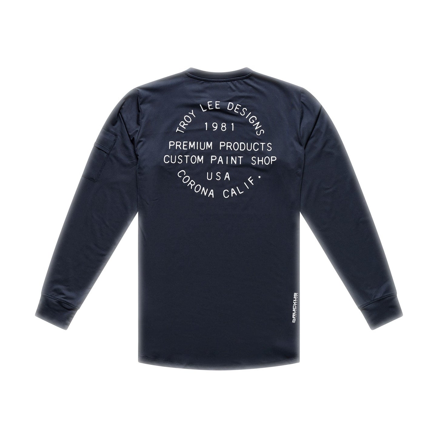 TROY LEE DESIGNS RUCKUS RIDE PRESSED pitkähihainen hiilipintainen Jersey