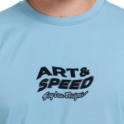 TROY LEE DESIGNS RUCKUS RIDE WAVES Trikoo Pitkähihainen Sininen