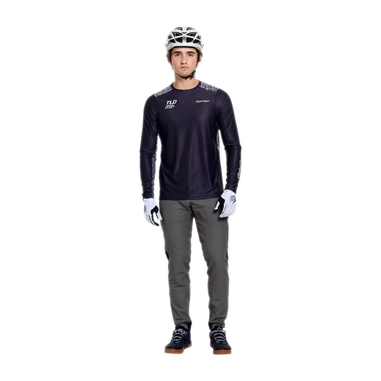 TROY LEE DESIGNS SKYLINE PRO AIR RIDGELINE Pitkähihainen Carbon-paita