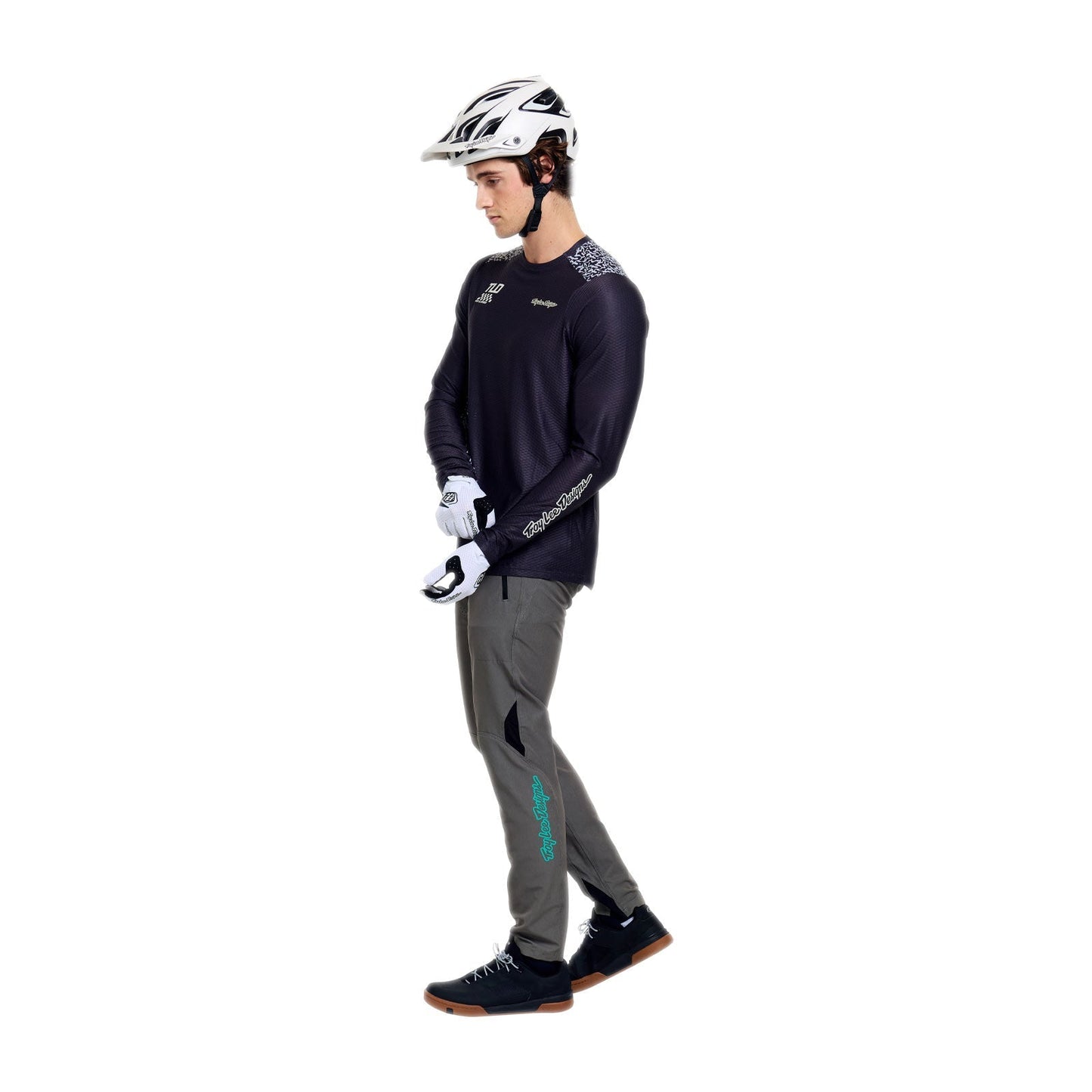TROY LEE DESIGNS SKYLINE PRO AIR RIDGELINE Pitkähihainen Carbon-paita