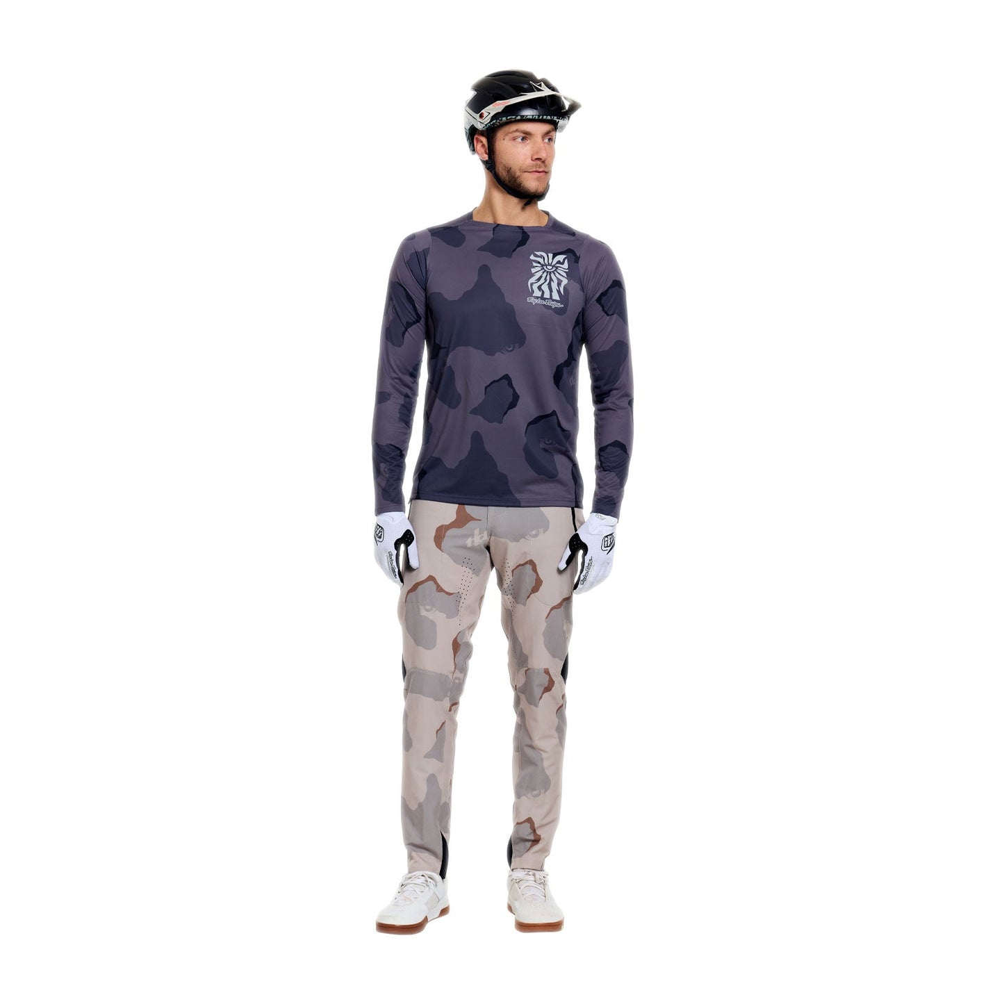TROY LEE DESINS SKYLINE PRO FLOW CAMO housut Pumice Pumice
