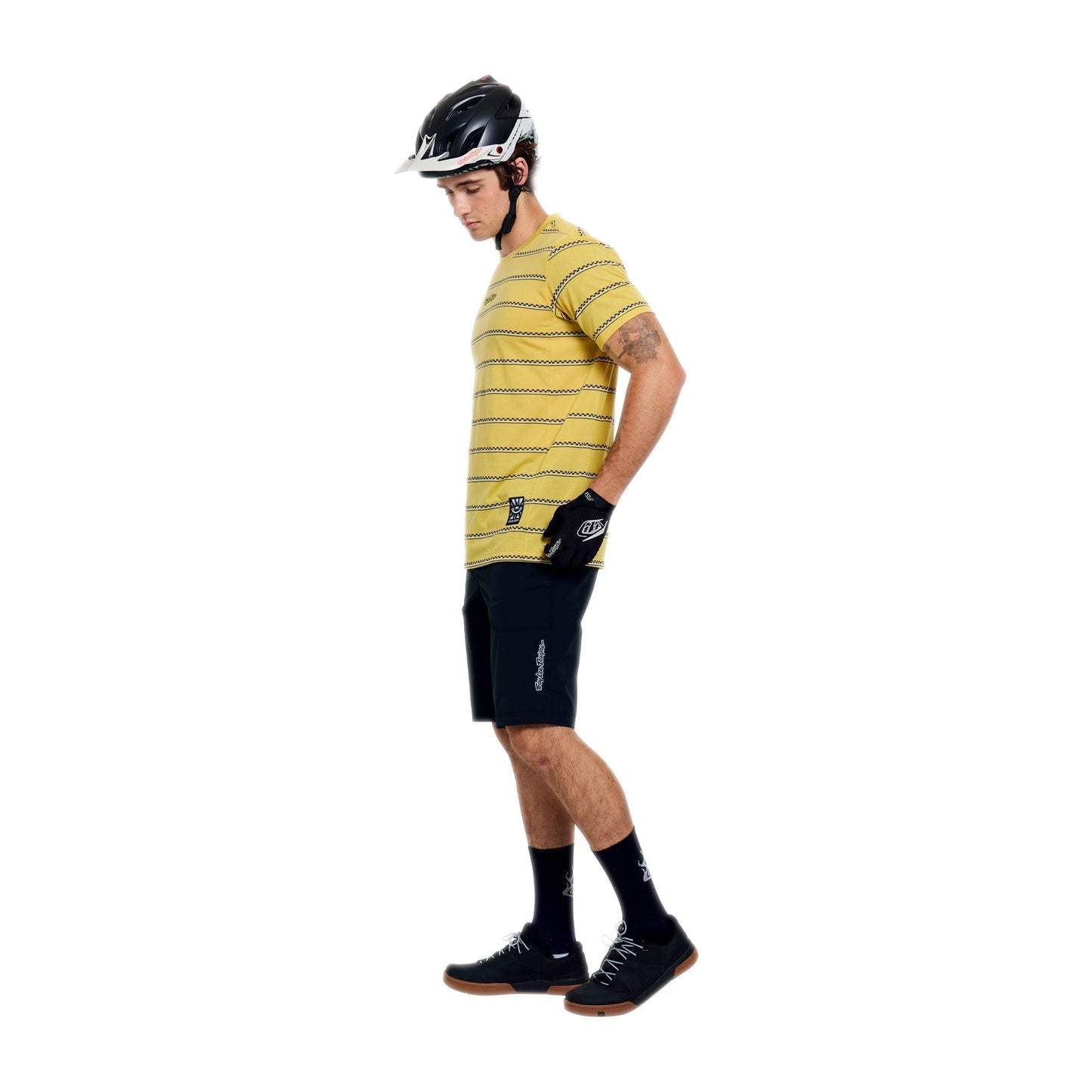 TROY LEE DESIGNS SKYLINE FAKIE RIDE Jersey lyhythihainen keltainen