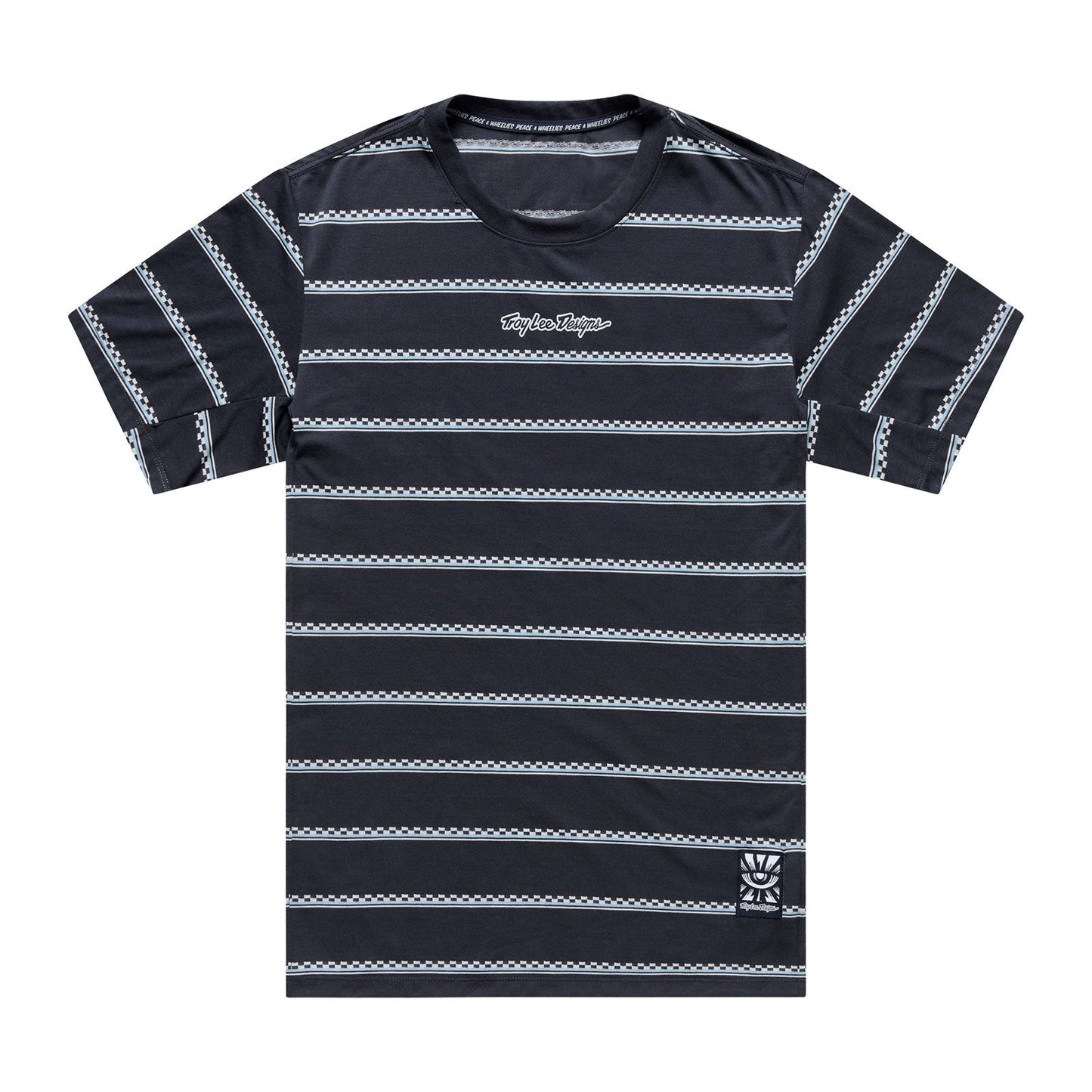 TROY LEE DESIGNS SKYLINE FAKIE RIDE Jersey Carbon lyhythihainen trikoo
