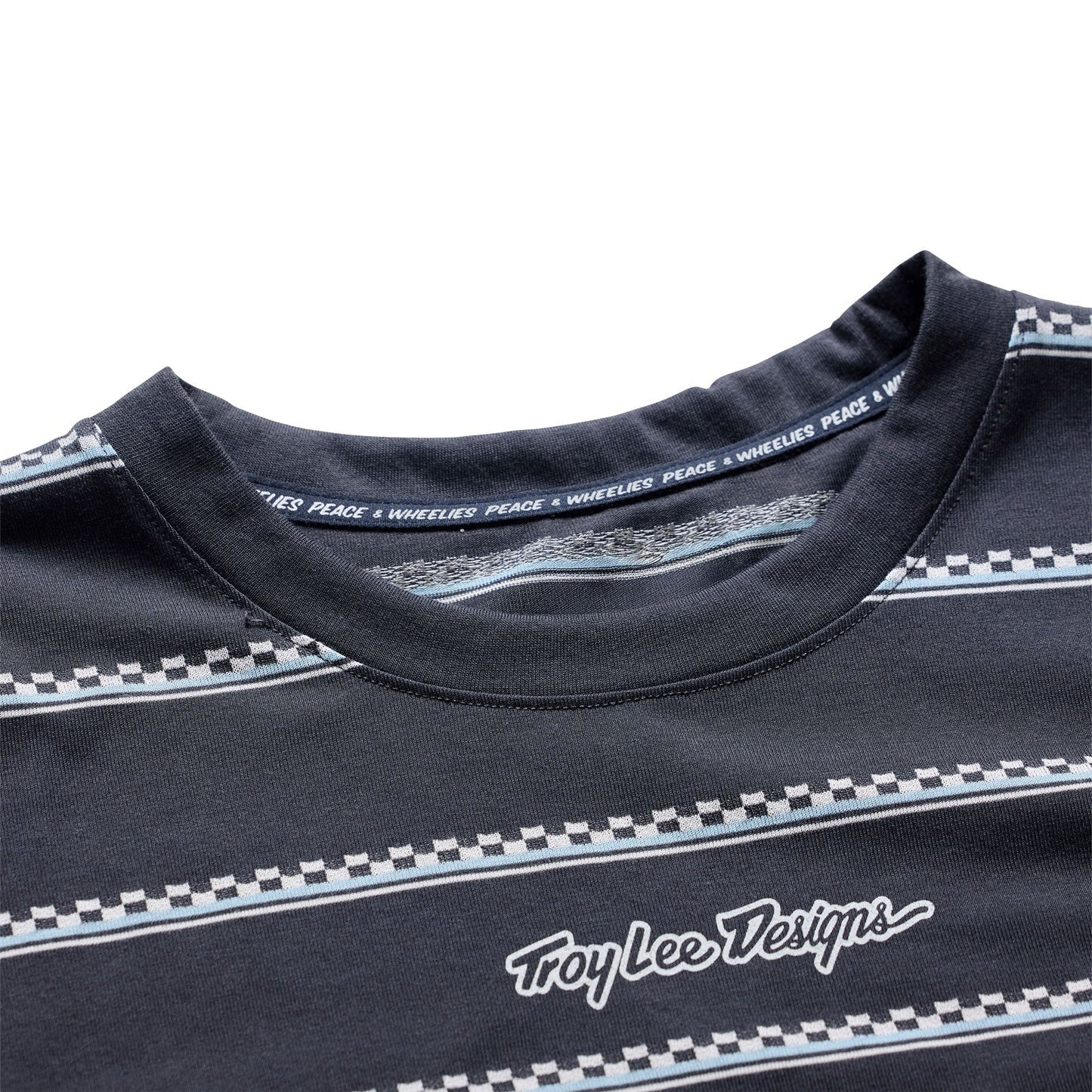 TROY LEE DESIGNS SKYLINE FAKIE RIDE Jersey Carbon lyhythihainen trikoo