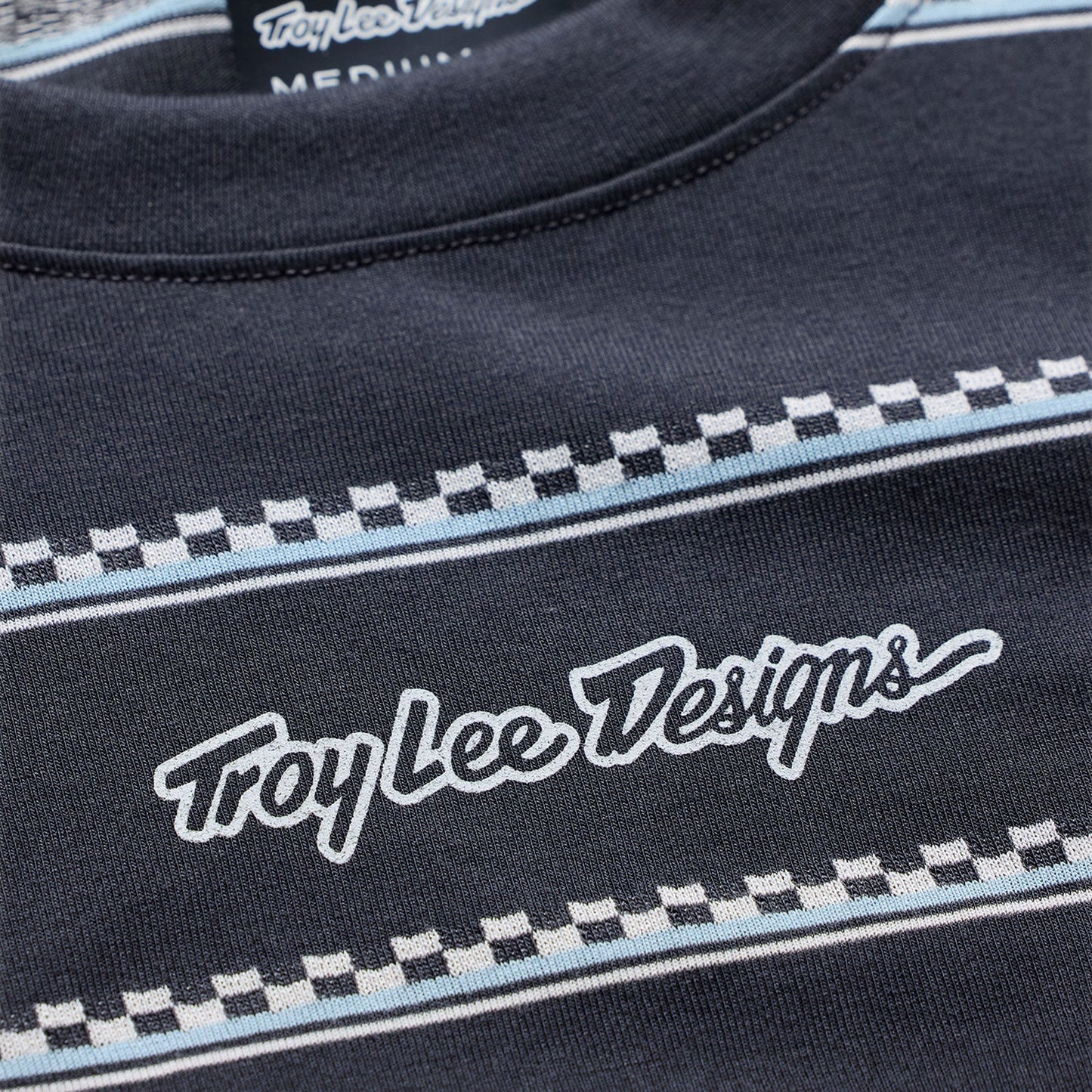 TROY LEE DESIGNS SKYLINE FAKIE RIDE Jersey Carbon lyhythihainen trikoo