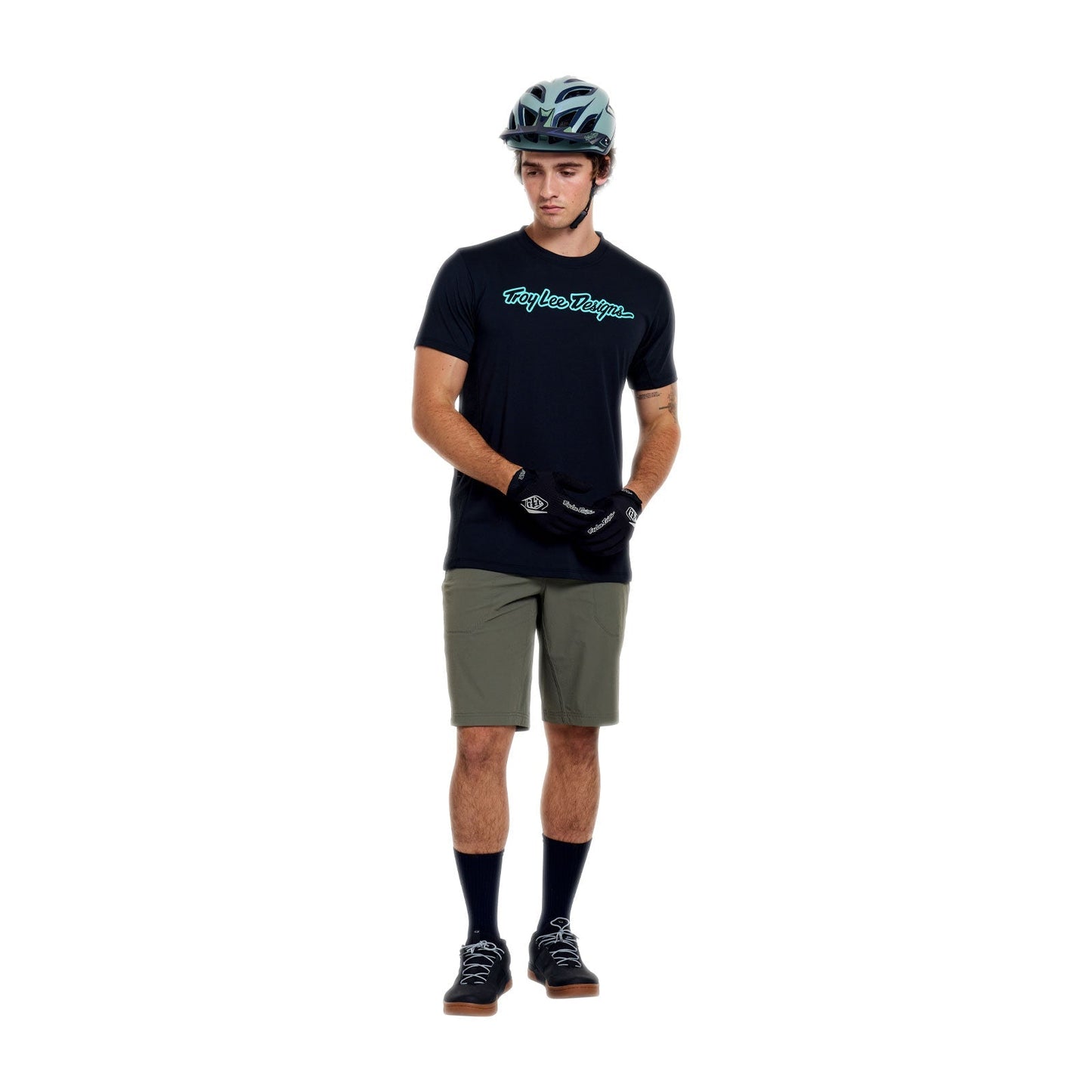 TROY LEE DESIGNS SKYLINE TRAIL Shortsit vuorella Mono Khaki Mono Khaki