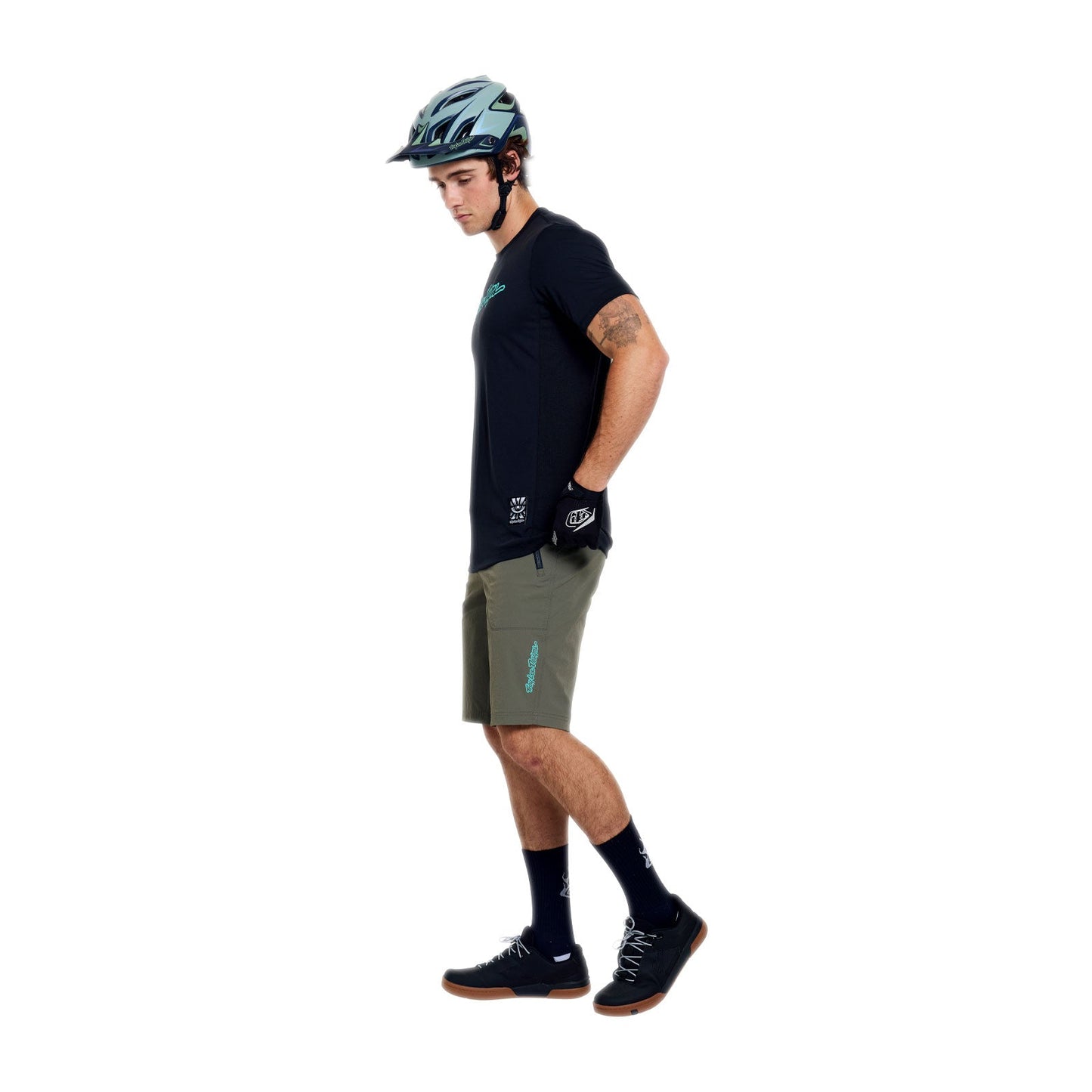 TROY LEE DESIGNS SKYLINE TRAIL Shortsit vuorella Mono Khaki Mono Khaki