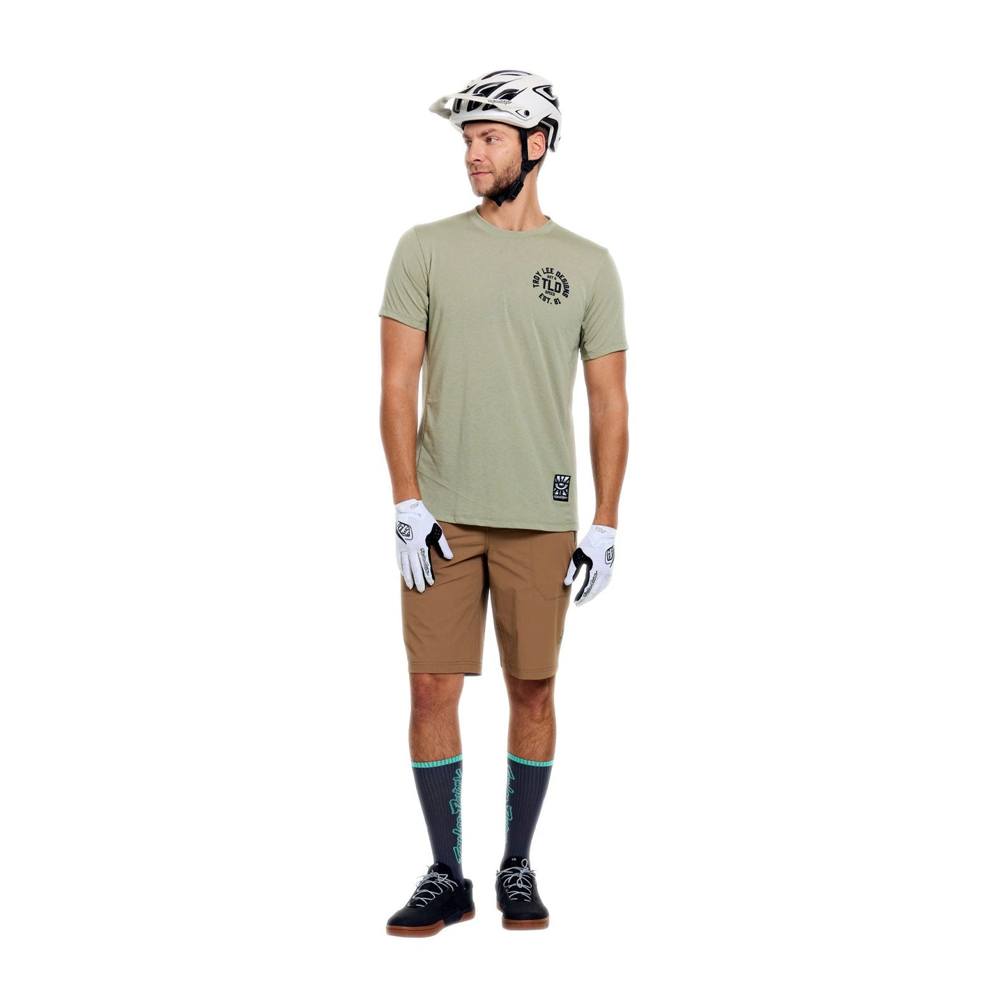 TROY LEE DESIGNS SKYLINE TRAIL Shortsit vuorella Mono Beige