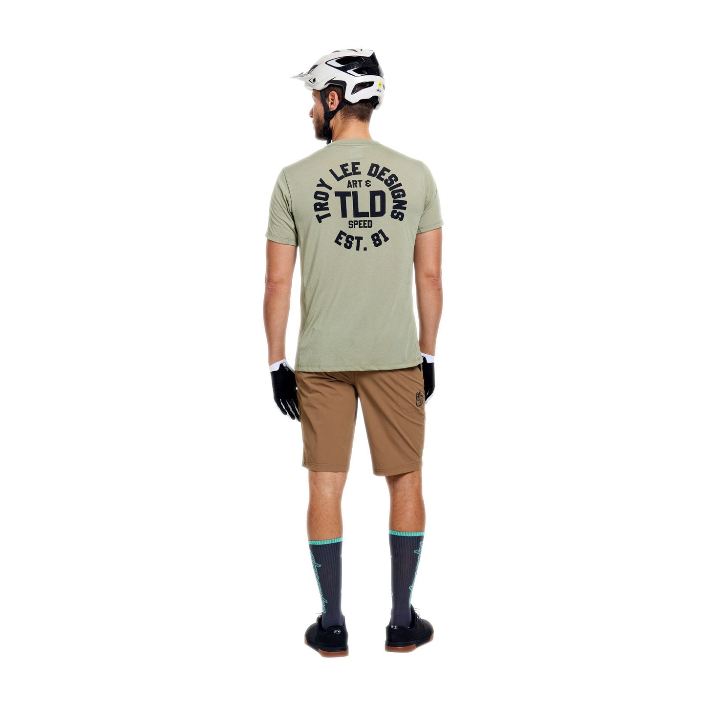 TROY LEE DESIGNS SKYLINE TRAIL Shortsit vuorella Mono Beige