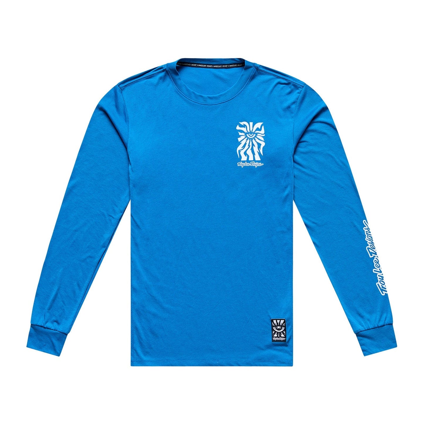 TROY LEE DESIGNS SKYLINE RIDE ONE EYE AERO Jersey pitkähihainen sininen