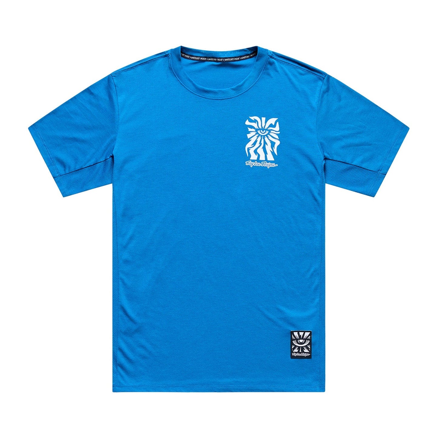 TROY LEE DESIGNS SKYLINE RIDE ONE EYE AERO Jersey Lyhythihainen Sininen