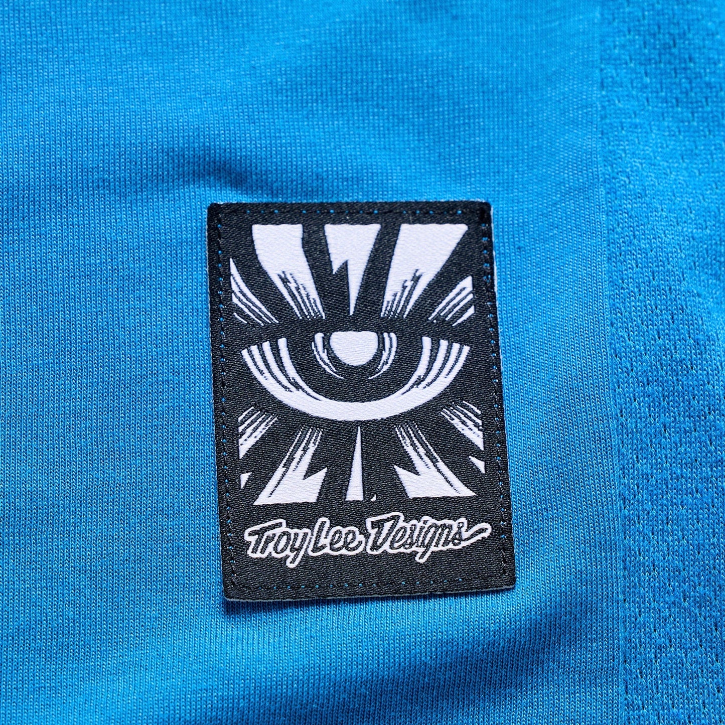 TROY LEE DESIGNS SKYLINE RIDE ONE EYE AERO Jersey Lyhythihainen Sininen