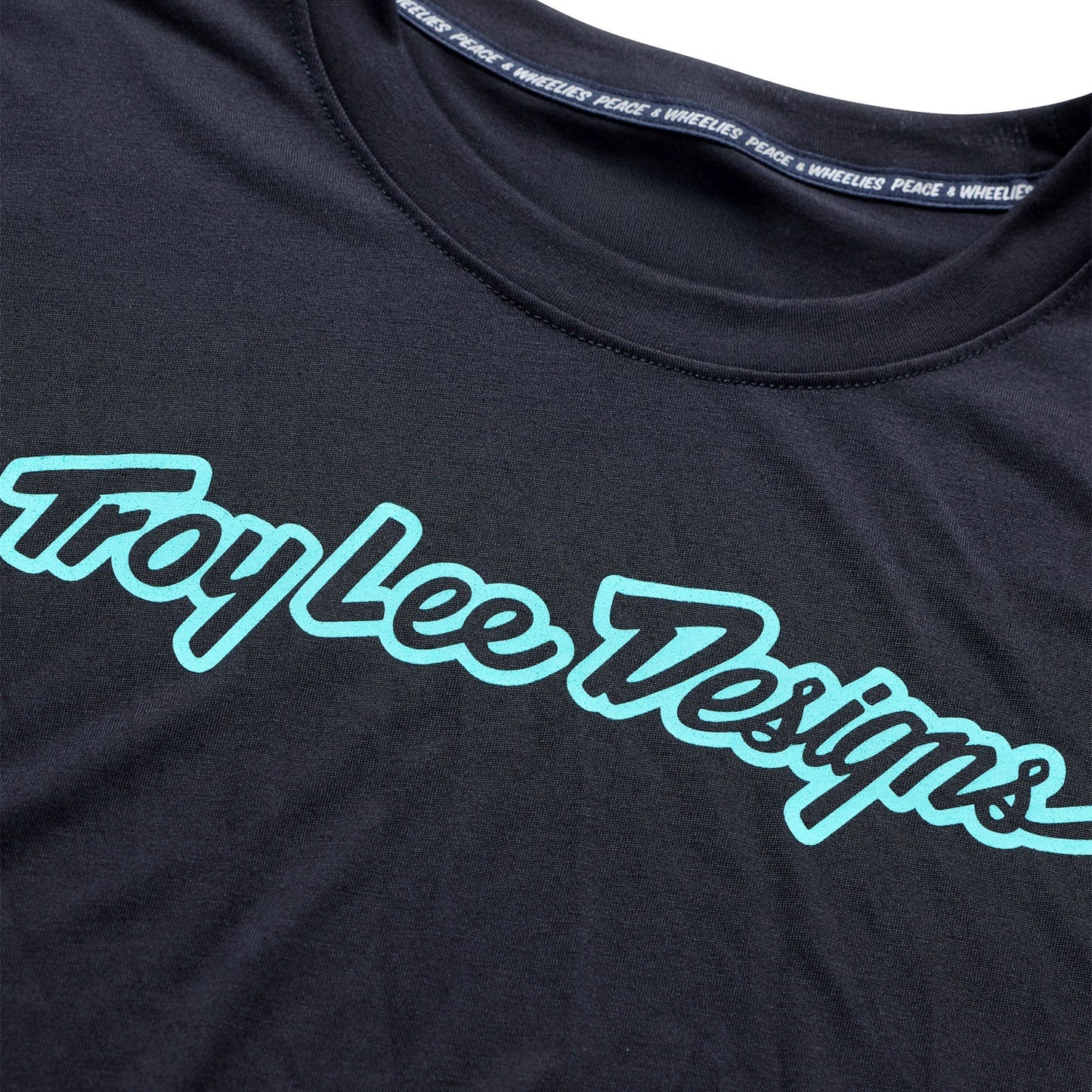 TROY LEE DESIGNS SKYLINE RIDE SIGNATURE Jersey pitkähihainen musta/turkoosi musta/turkoosi