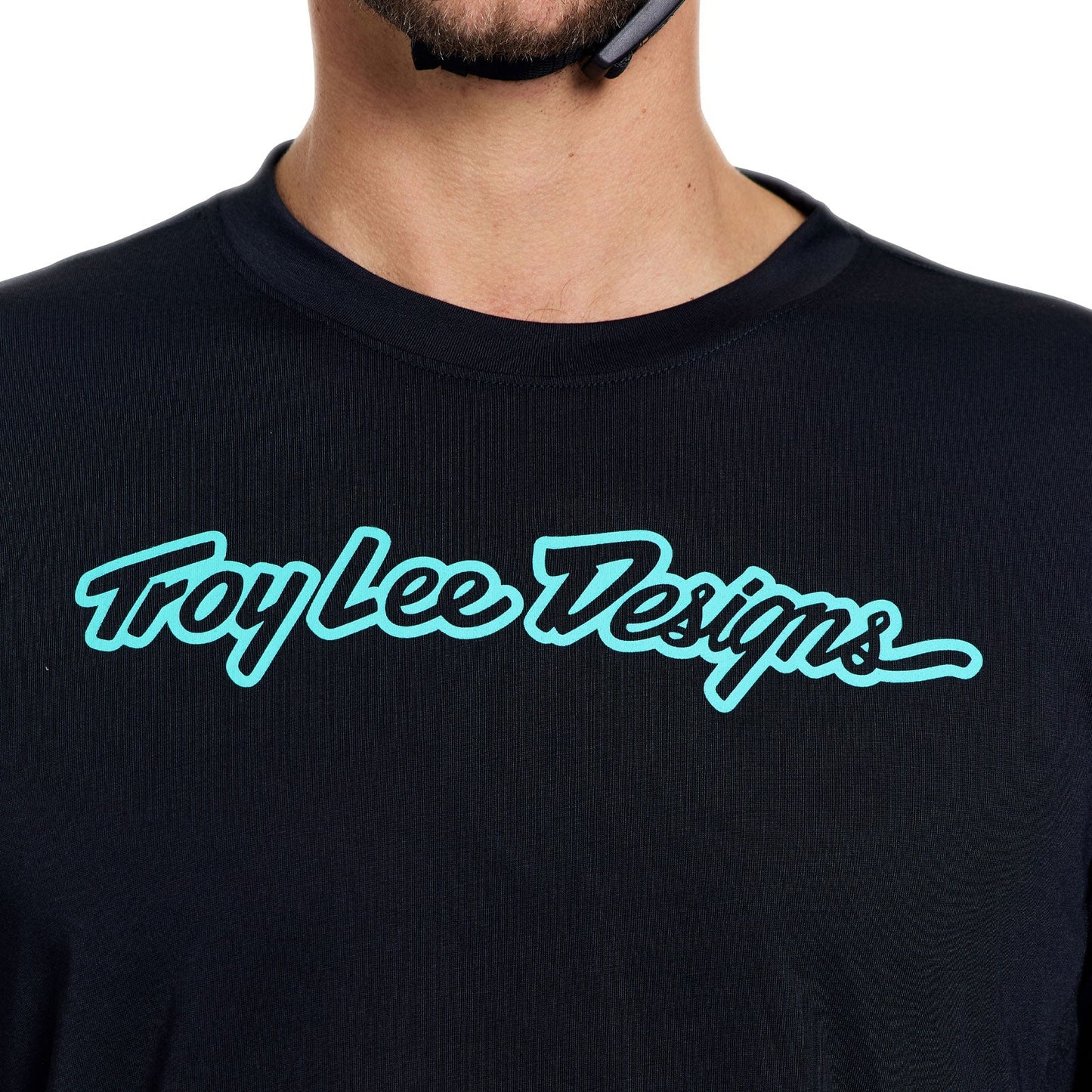 TROY LEE DESIGNS SKYLINE RIDE SIGNATURE Jersey pitkähihainen musta/turkoosi musta/turkoosi