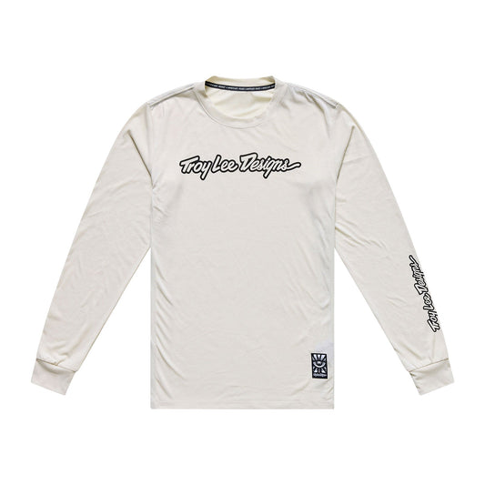 TROY LEE DESIGNS SKYLINE RIDE SIGNATURE pitkähihainen Pumice Jersey -paita