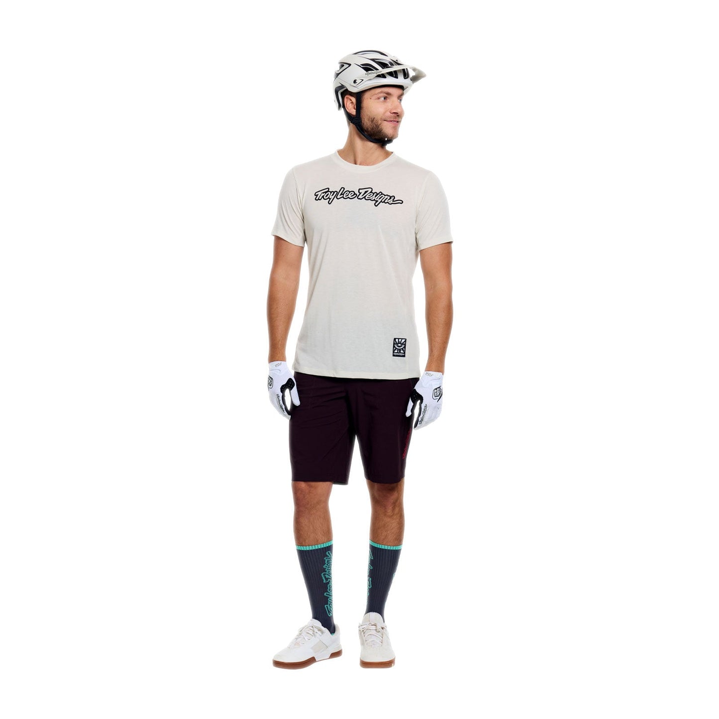 TROY LEE DESIGNS SKYLINE RIDE SIGNATURE lyhythihainen trikoo Pumice