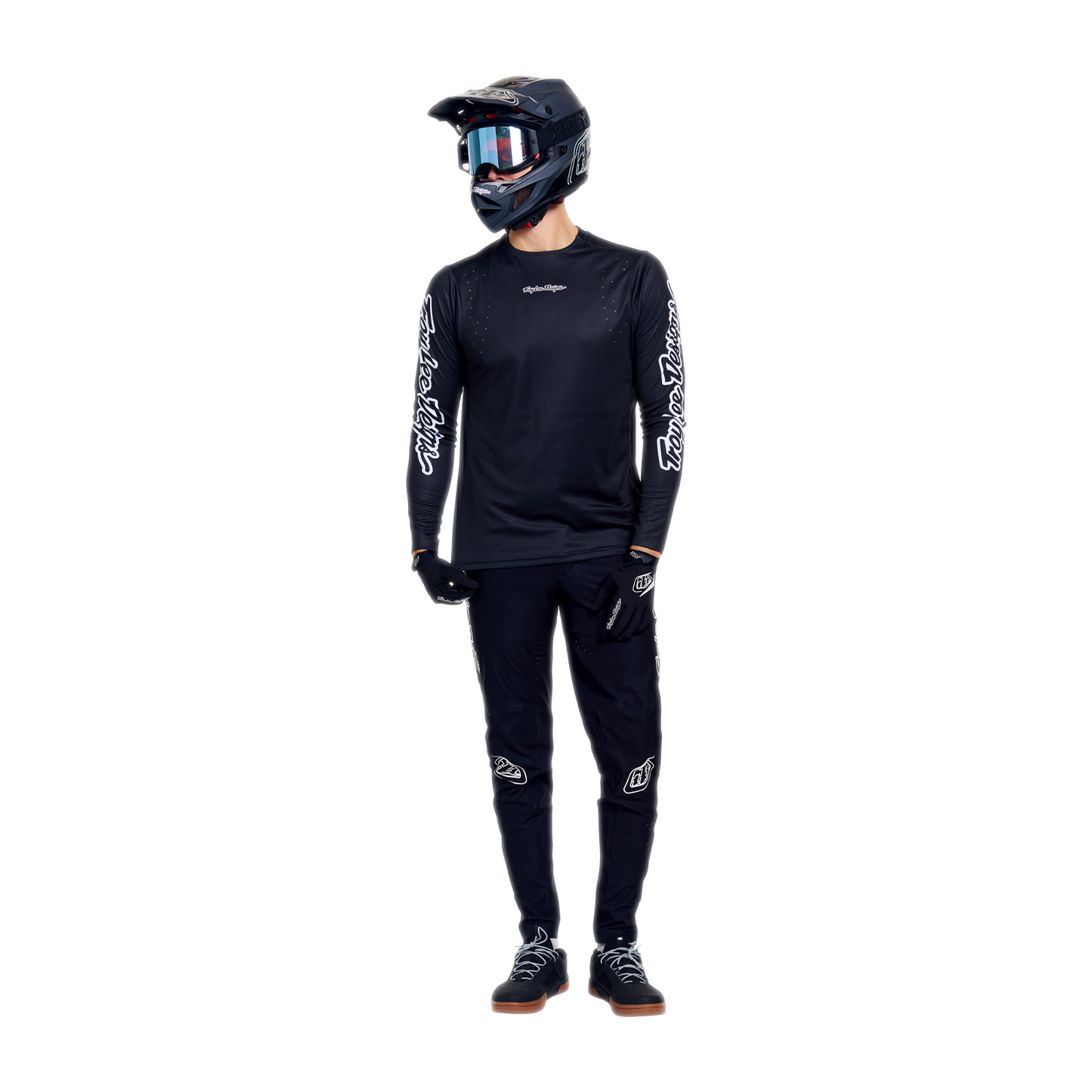 TROY LEE DESIGNS SPRINT PRO MONO pitkähihainen pelipaita musta