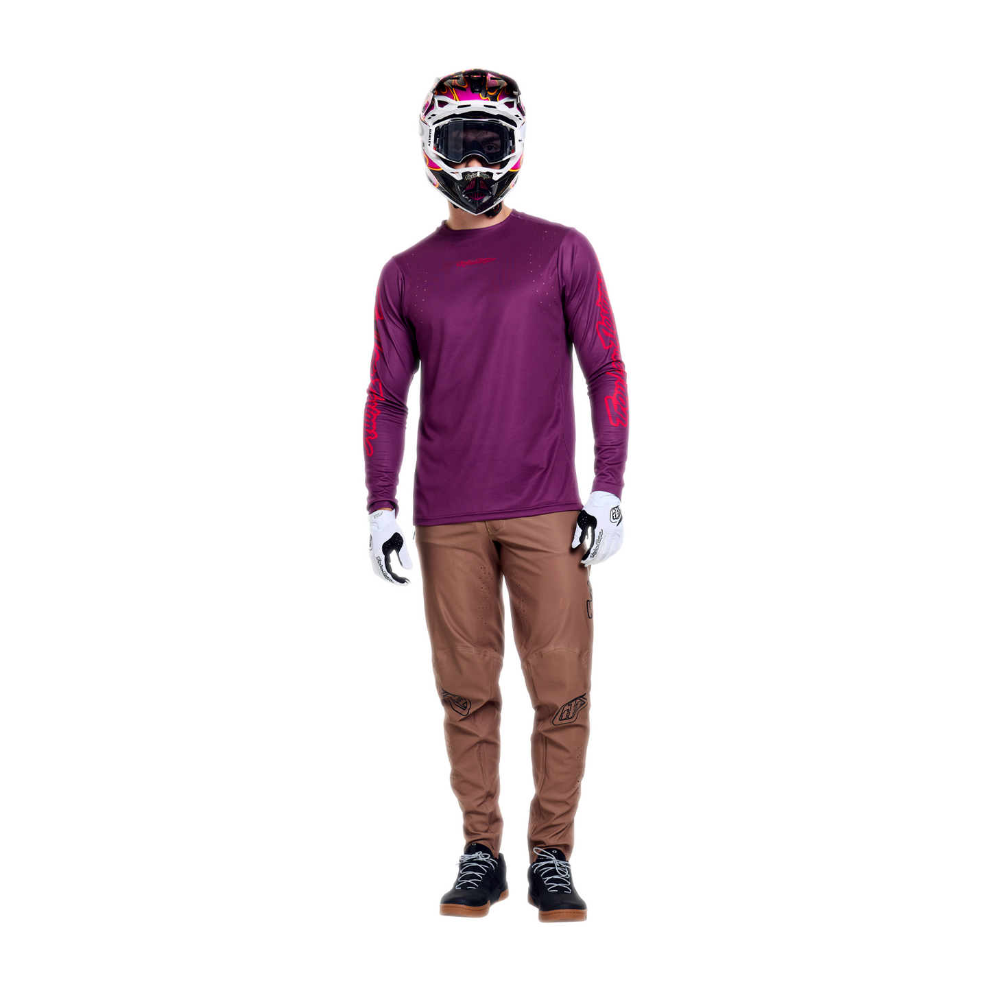 TROY LEE DESIGNS SPRINT PRO Mono pitkähihainen trikoo Sangriaa