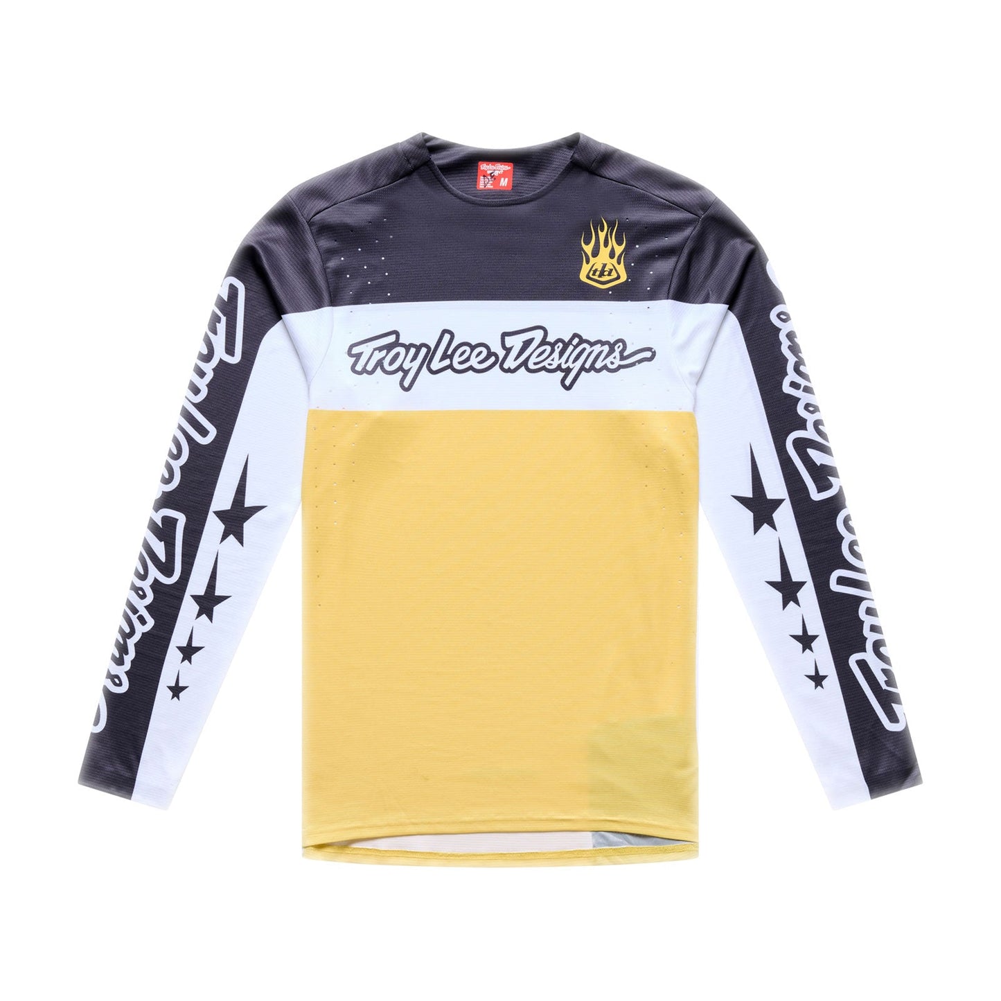 TROY LEE DESIGNS SPRINT PRO YO MOTO pitkähihainen trikoo Musta/Keltainen