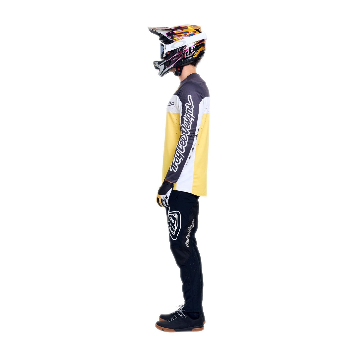 TROY LEE DESIGNS SPRINT PRO YO MOTO pitkähihainen trikoo Musta/Keltainen