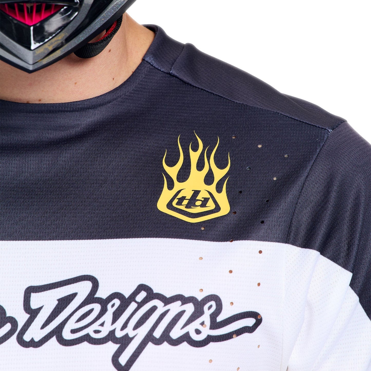 TROY LEE DESIGNS SPRINT PRO YO MOTO pitkähihainen trikoo Musta/Keltainen