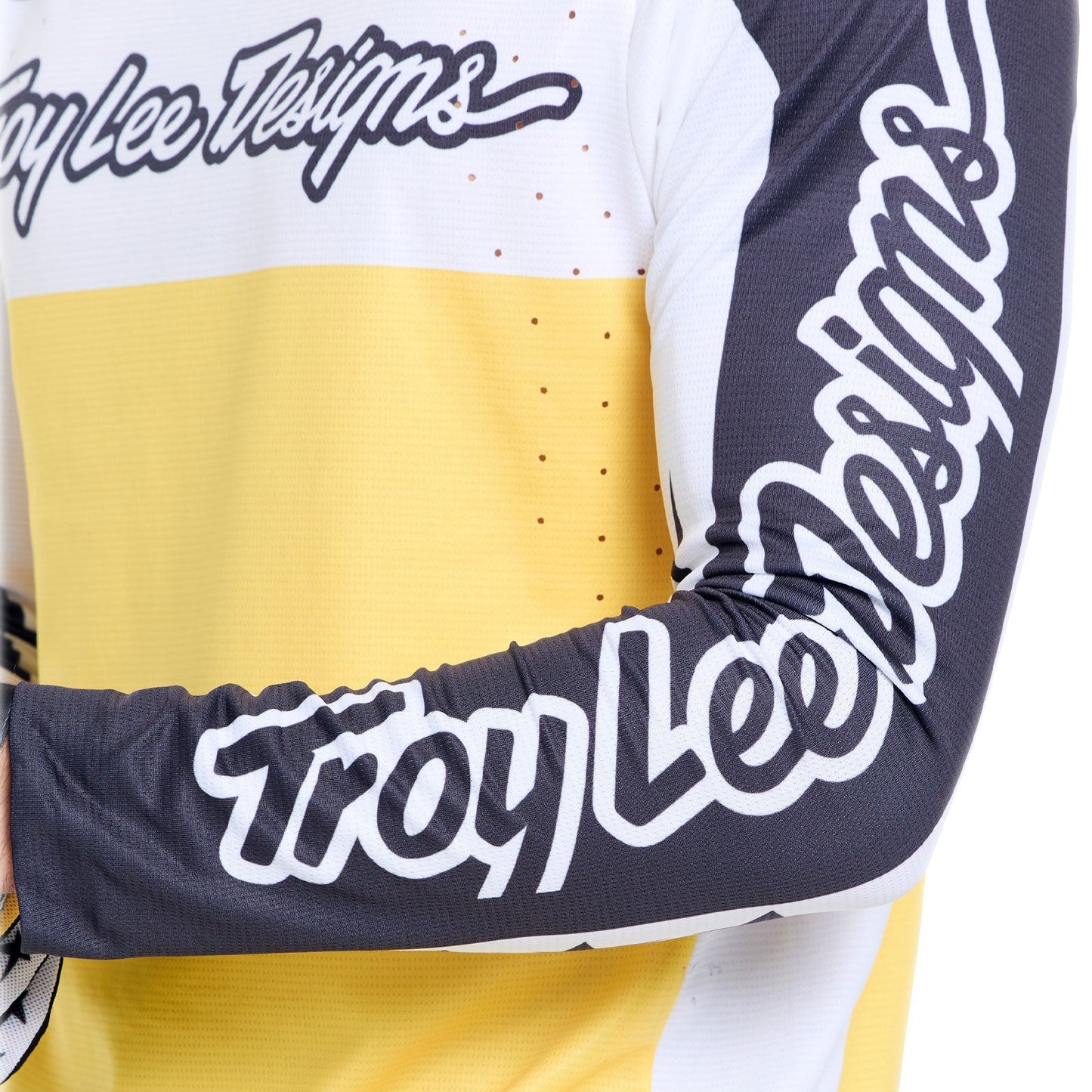 TROY LEE DESIGNS SPRINT PRO YO MOTO pitkähihainen trikoo Musta/Keltainen